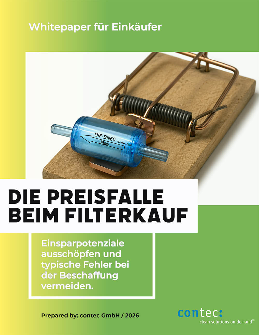 Whitepaper: Die Preisfalle beim Filterkauf