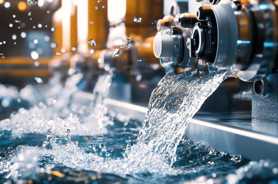 Selbstreinigendes Filtersystem für Betriebswasser / Kühlwasser